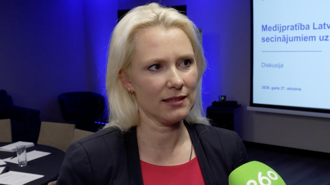 NEPL priekšsēdētāja Aurēlija Ieva Druviete.