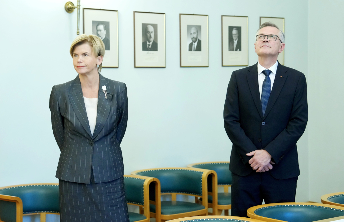 Baiba Braže, Ainars Latkovskis. Jaunās valdības veidošanas sarunas.