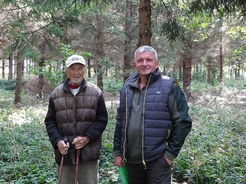 Andrejs Lasmanis (no kreisās) un Uģis Zāģers.