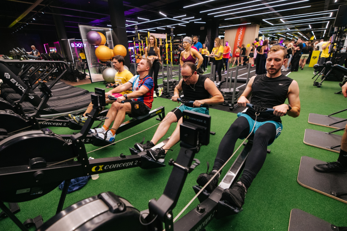 Atjaunotā "Lemon Gym" sporta kluba atklāšanas pasākums "AKROPOLE Rīga" 28. oktobrī.