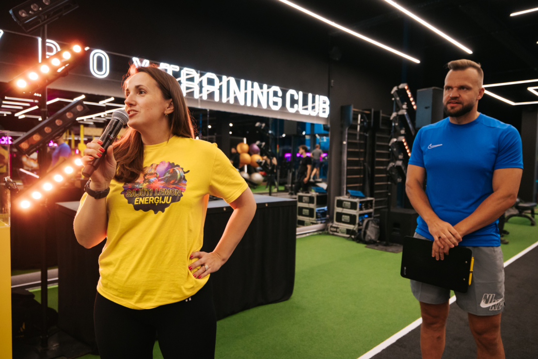 Atjaunotā "Lemon Gym" sporta kluba atklāšanas pasākums "AKROPOLE Rīga" 28. oktobrī.