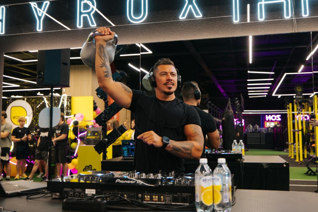 Atjaunotā "Lemon Gym" sporta kluba atklāšanas pasākums "AKROPOLE Rīga" 28. oktobrī.
