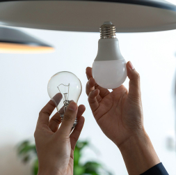 LED spuldzes patērē vidēji par 80–90% mazāk elektroenerģijas nekā citu veidu spuldzes un to darbības laiks ir ilgāks.