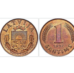 1937.–1939. gada parauga santīms.