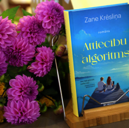 Zanes Krēsliņas jaunā romāna "Attiecību algoritms" atvēršanas pasākumā.