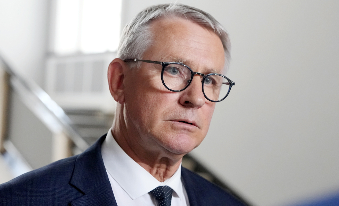 Kultūras ministrs Nauris Puntulis pirms Ministru kabineta sēdes.