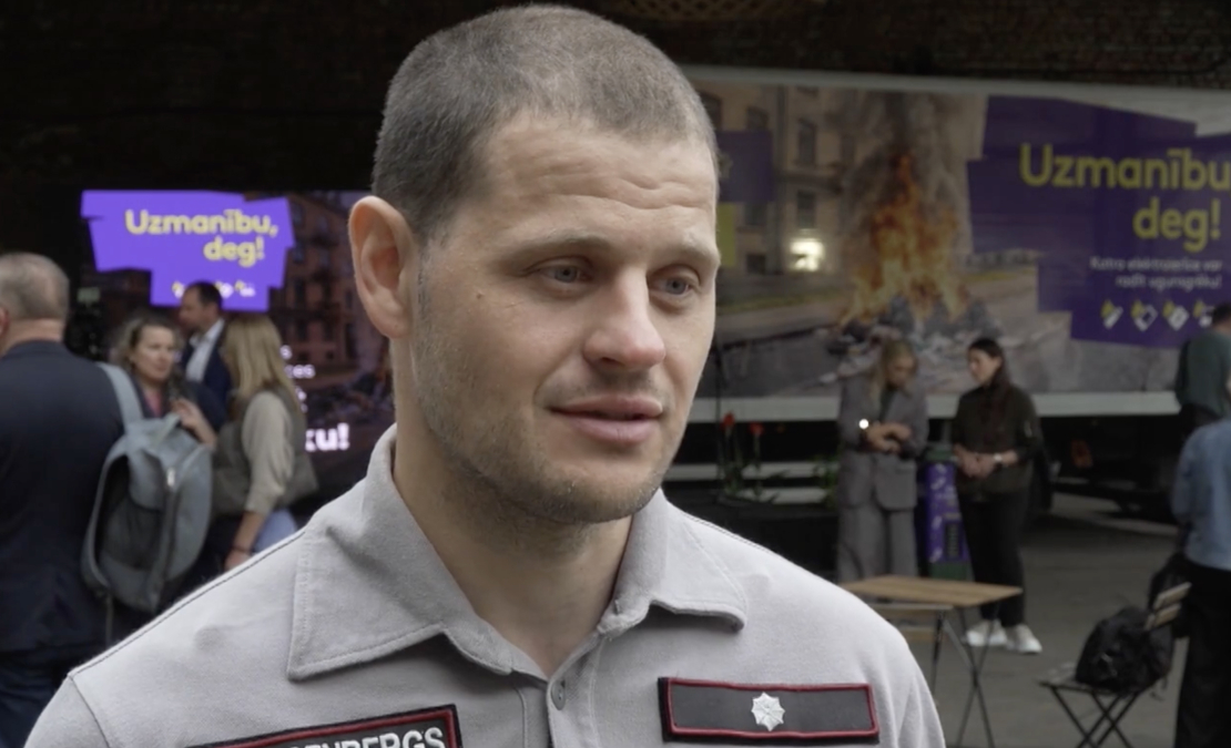 Krišjānis Mincenbergs, Valsts ugunsdzēsības un glābšanas dienesta Operatīvās vadības pārvaldes vecākais inspektors.