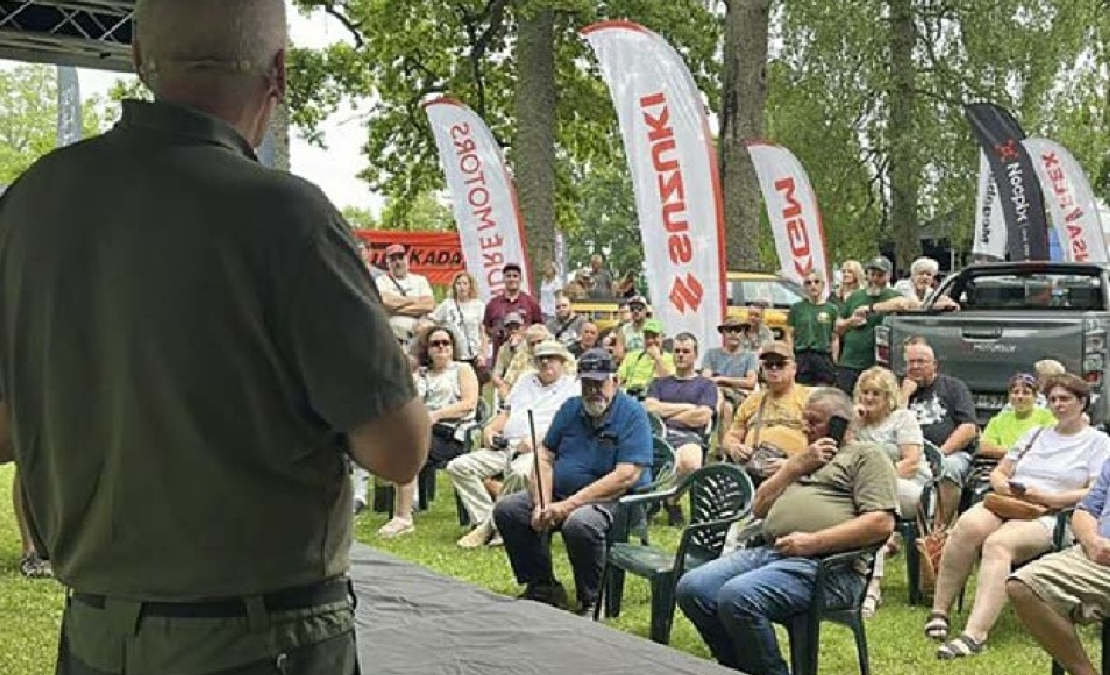 Mednieku festivālā "Minhauzens".