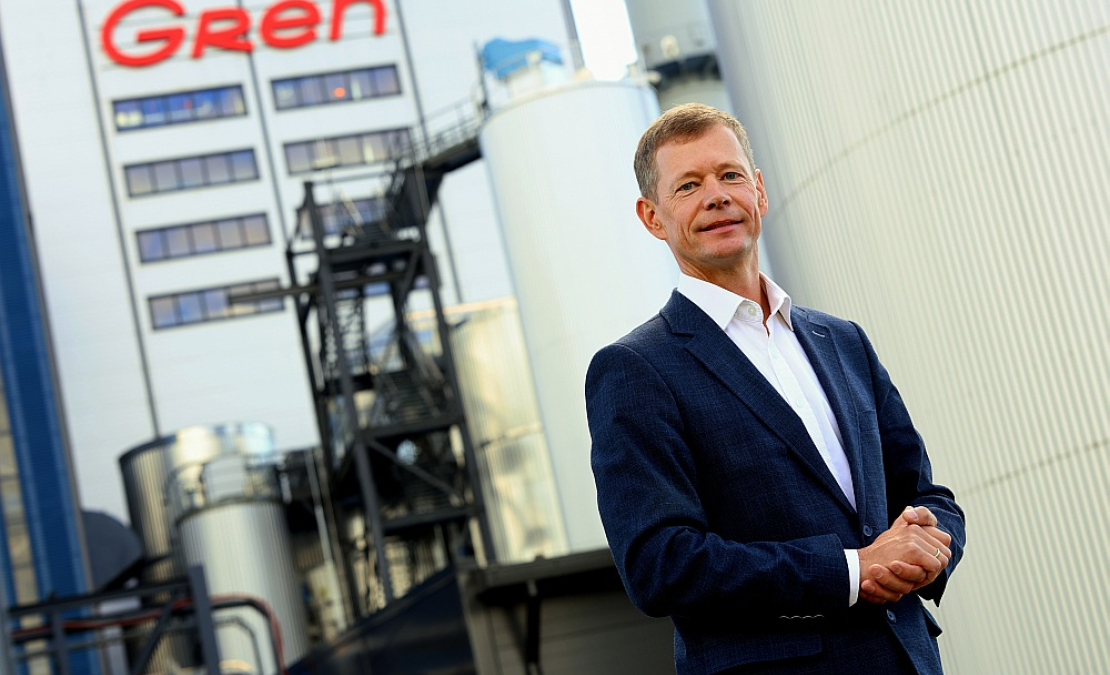 Enerģētikas uzņēmuma "Gren" vadītājs Latvijā Andris Vanags: "Jelgavā jaunajai sezonai esam sagatavojušies un apkuri varam pieslēgt kaut vai šodien."