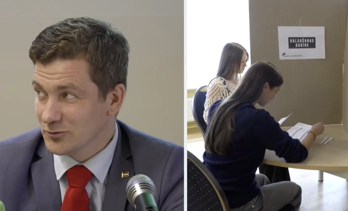 Centrālās vēlēšanu komisijas priekšsēdētājs Māris Zviedris. Centrālās vēlēšanu komisijas priekšsēdētājs Māris Zviedris.