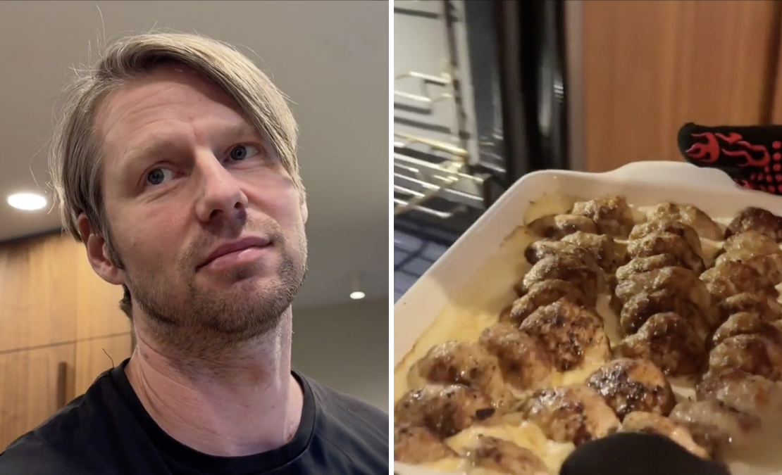 Plastikas ķirurgs Jānis Lapiņš atklāj savu kotlešu gatavošanas recepti. Plastikas ķirurgs Jānis Lapiņš atklāj savu kotlešu gatavošanas recepti.