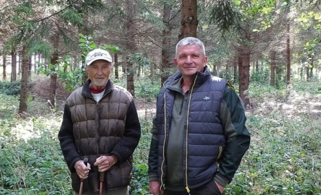 Andrejs Lasmanis (no kreisās) un Uģis Zāģers.