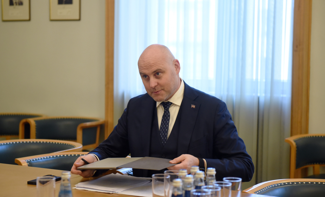 Andris Kulbergs. Sarunas par jaunās valdības izveidi.