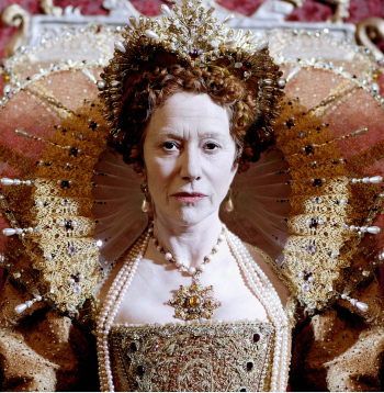 Helēna Mirena Elizabetes I lomā filmā ''Karaliene''.
