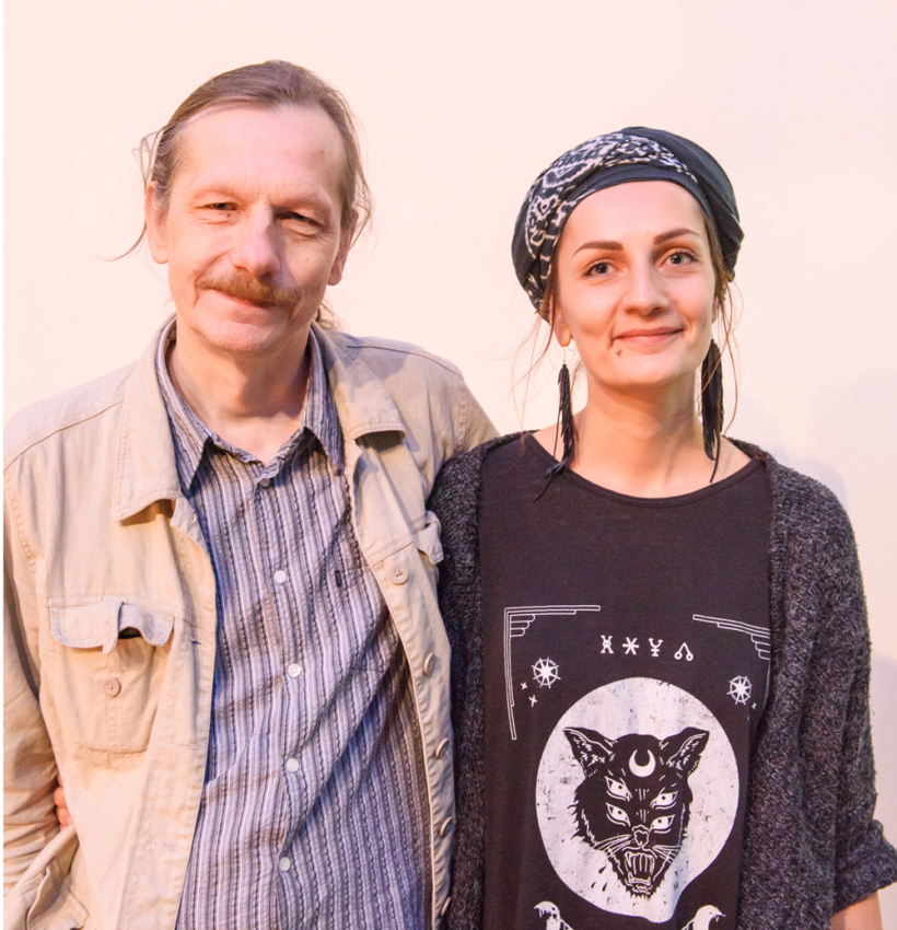 Ar meitu Agnesi 2018. gadā filmas "Baltu ciltis" pirmizrādē. Guntis Berelis bija viens no scenārija autoriem.