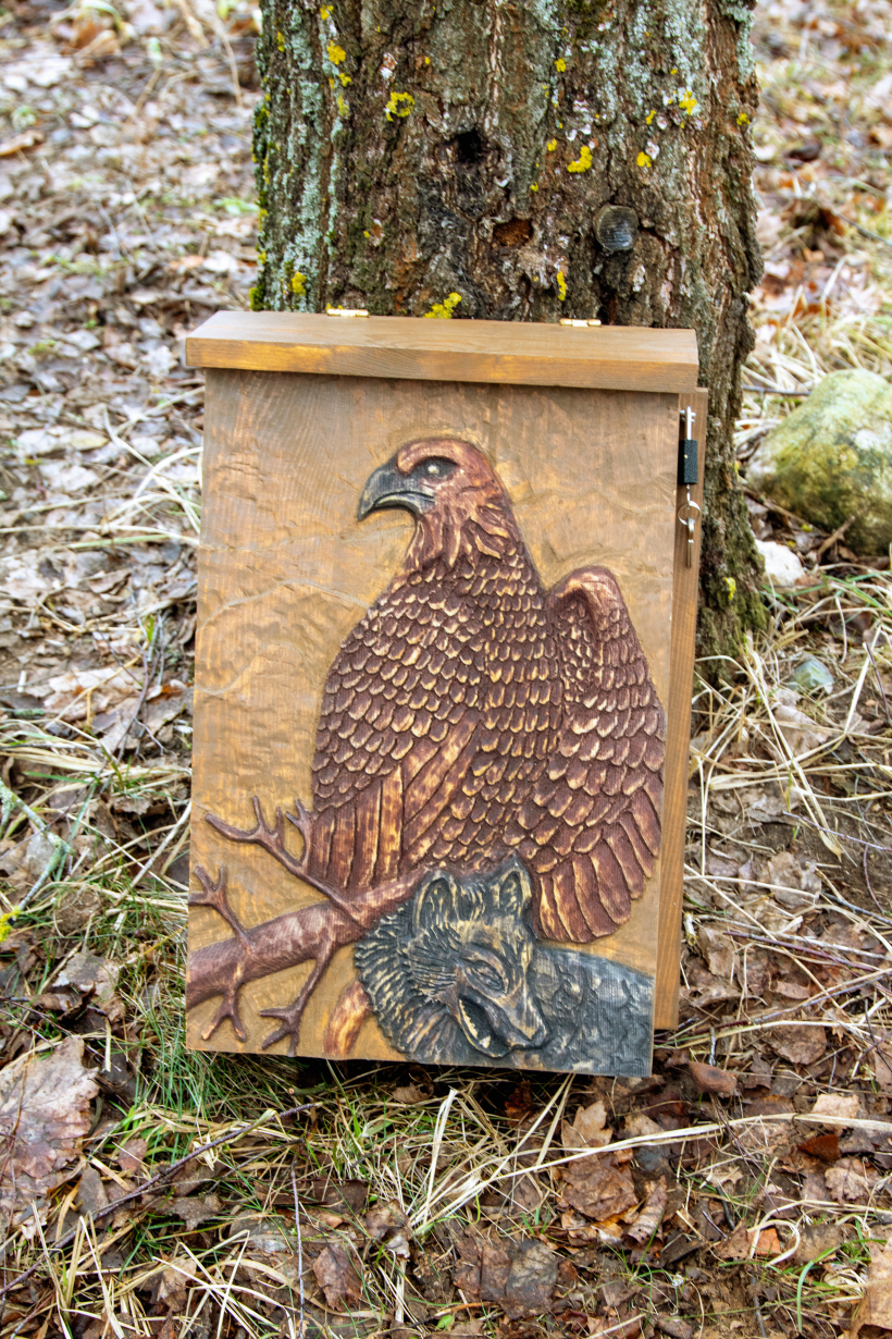 Šāda pastkastīte kalpos ilgi un arī kā dekoratīvs elements.