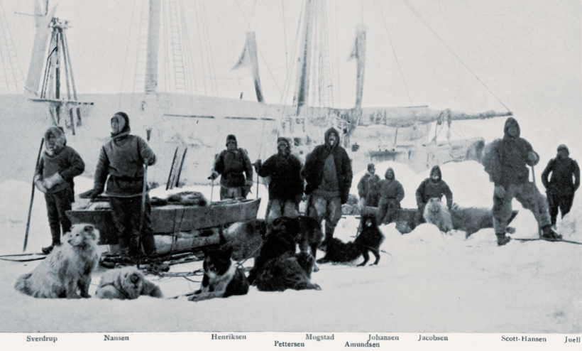 Nansena ekspedīcijas dalībnieki 1895. gadā.