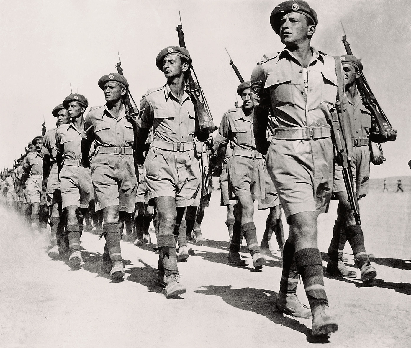Pirmā ebreju brigāde britu armijas sastāvā 1944. gadā.