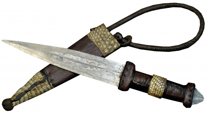 Āfrikas islāma duncis ar čūskas un kamieļa ādu.