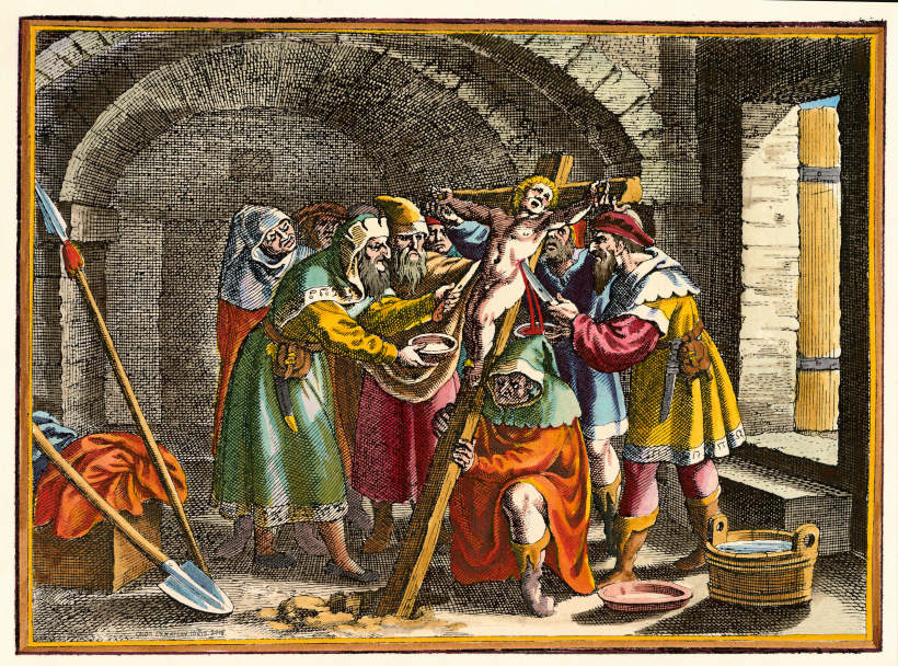 Simona upurēšana Trentā 1475. gadā.