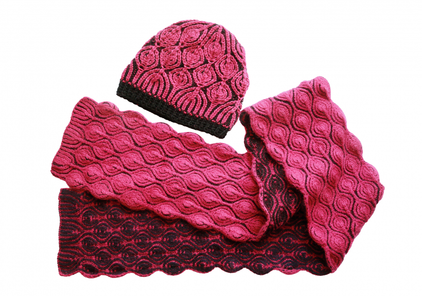 Sarkani melnais komplekts