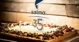 "Salmo" 35 gadu jubilejas torte.