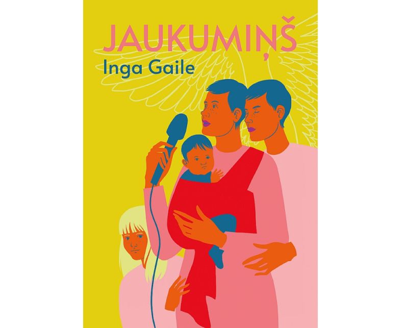 Inga Gaile, "Jaukumiņš". Vāka dizaina māksliniece Elīna Brasliņa. "Dienas Grāmata".