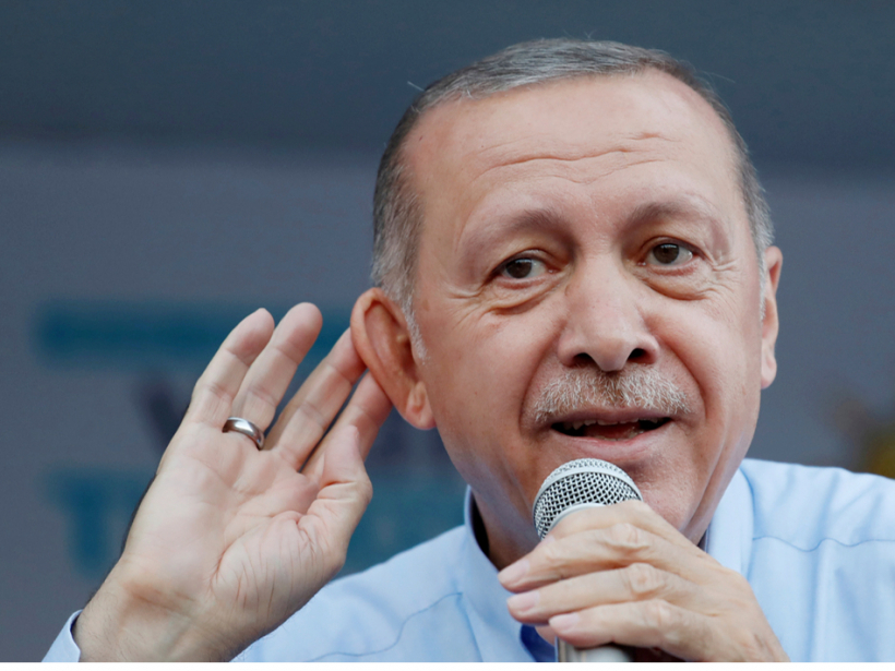 Turcijas prezidents Redžeps Tajips Erdogans.