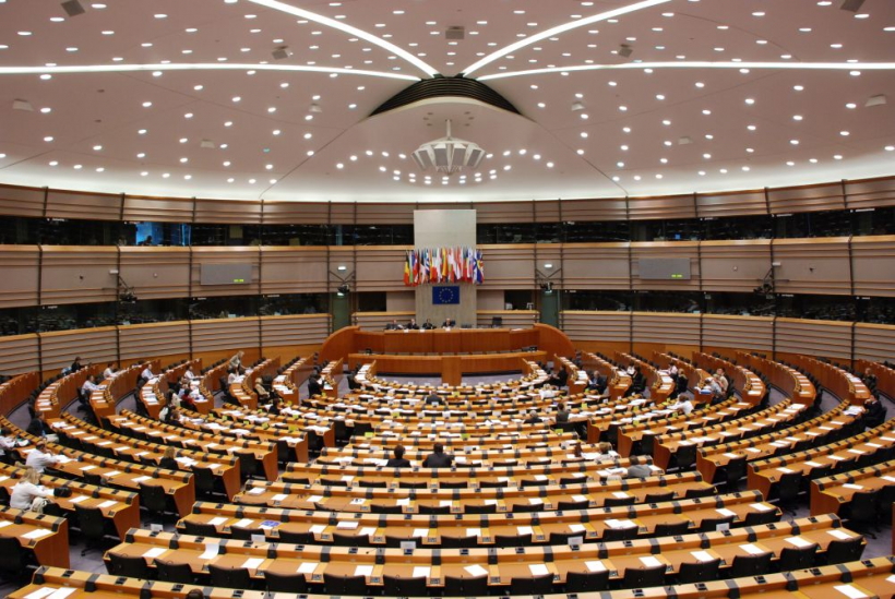 Eiroparlamenta zāle.