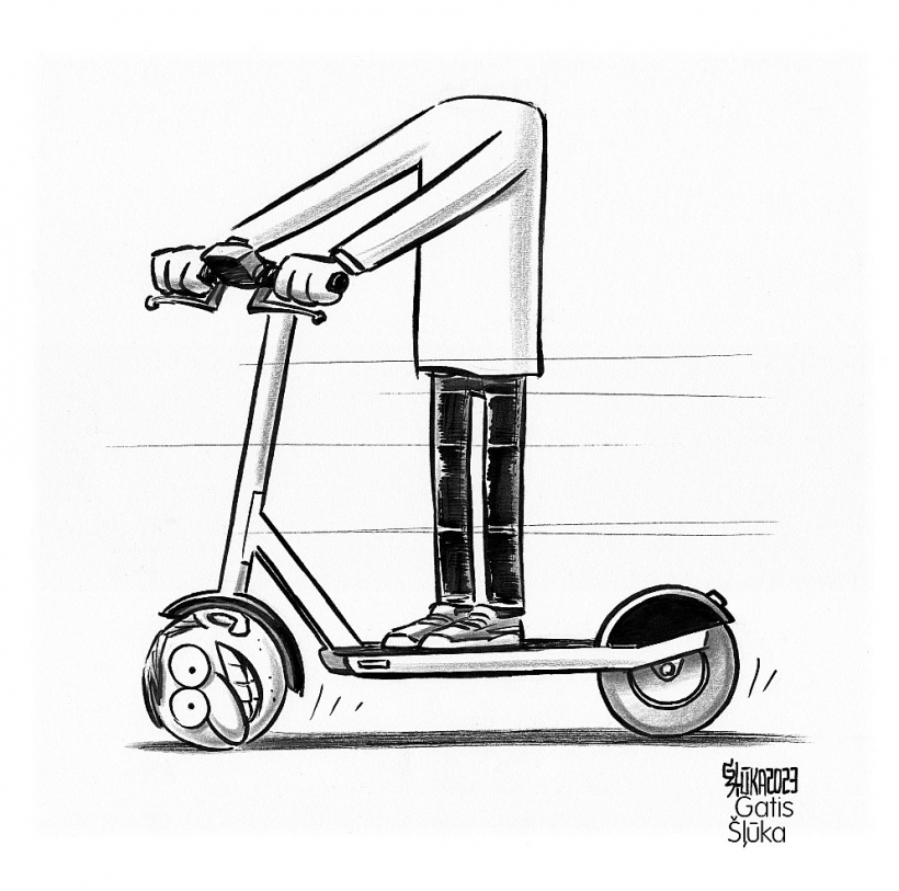 Zīmē Gatis Šļūka. Nezaudē galvu!