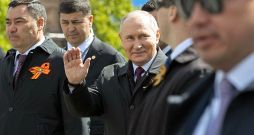 Vladimirs Putins 9. maija parādē.