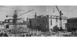 LZA nama būvlaukums 1953. gada pavasarī.