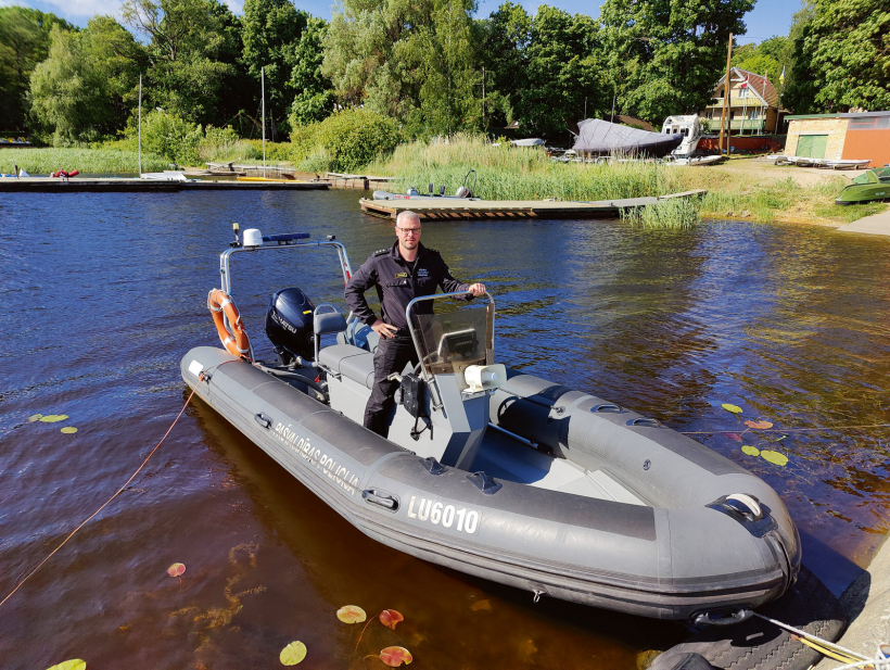 Jānis Skrims, Rīgas pašvaldības policijas Drošības uz ūdens pārvaldes Glābšanas un sabiedriskās kārtības nodrošināšanas nodaļas priekšnieks