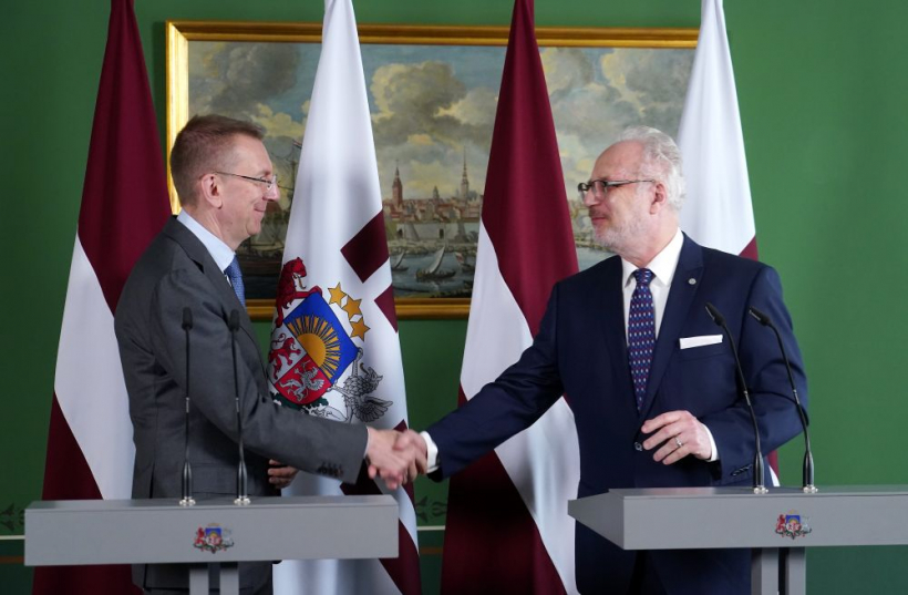 Edgars Rinkēvičs un Egils Levits.