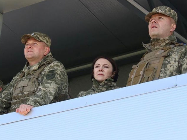 Ukrainas aizsardzības ministra vietniece Hanna Maļara.