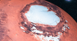 Marsa ziemeļpola ledus cepure