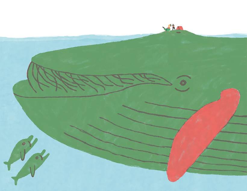 Ernesta Kļaviņa ilustrācija no Juliana Tuvima dzejoļu grāmatas "Pans Trallalnieks".