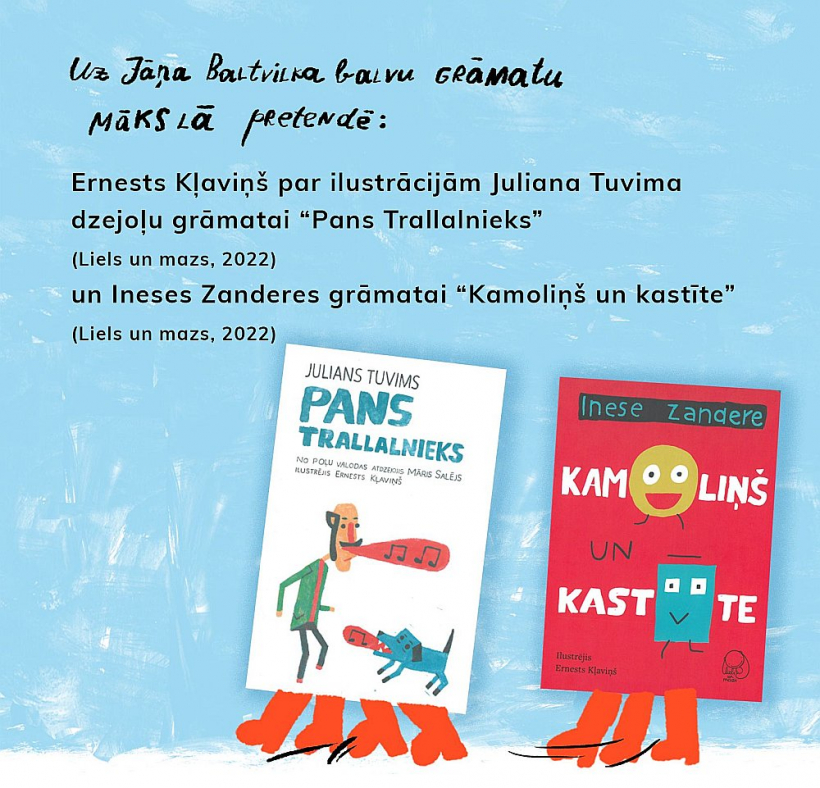 Jāņa Baltvilka balvas nominanti.