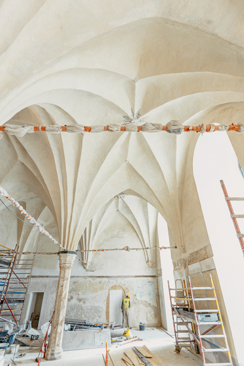 Rīgas pils konventa restaurācija un pārbūve tuvojas noslēguma fāzei.