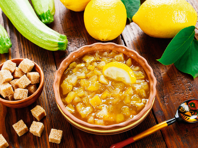 Saldais ievārījums no kabačiem.