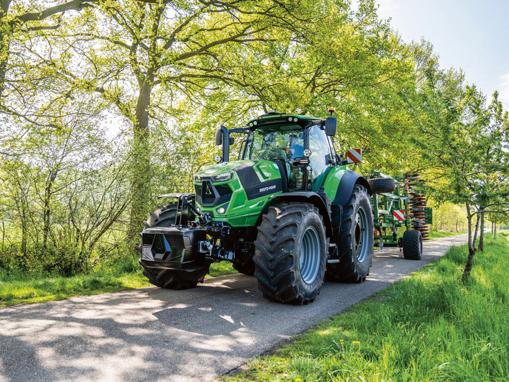 'Deutz Fahr Series 7-7250' traktors.