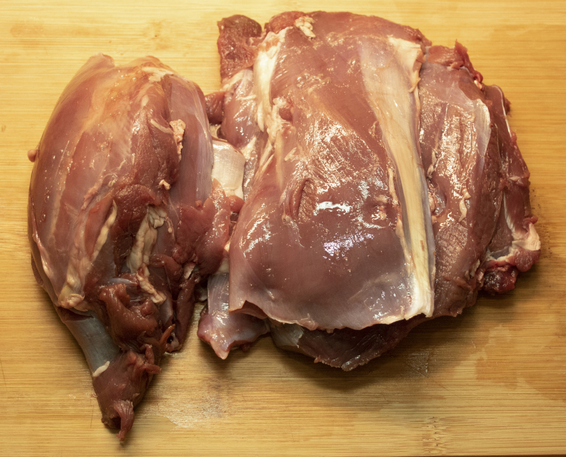 Stirnas kazlēna pakaļciska.