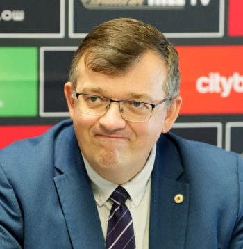 Latvijas vīriešu futbola izlases galvenais treneris Dainis Kazakevičs.