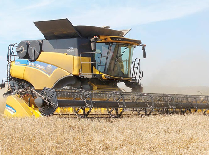 'New Holland CR10.90' kombains - ražas novākšanas rekordists.