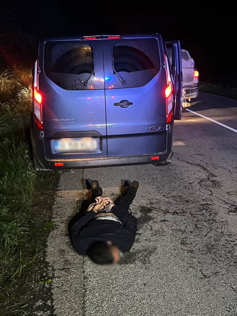 Nelegālo imigrantu aizturēšana Aglonā.