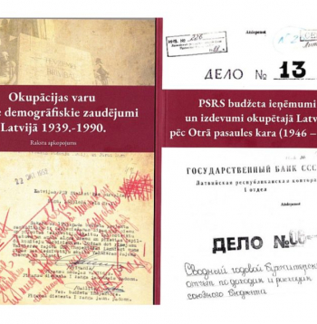 Abas jaunizdotās grāmatas sniedz faktu materiālu par PSRS laikā Latvijai nodarītajiem zaudējumiem.