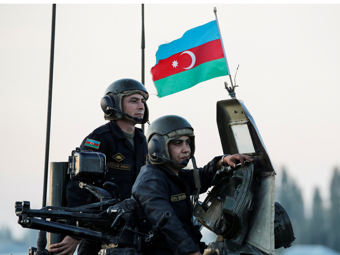 Azerbaidžānas karavīri.