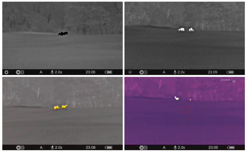 Daži no attēla krāsas režīmiem.