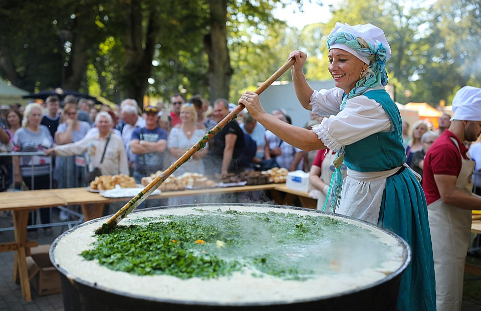 Daiga Mieriņa Nēģu svētkos Carnikavā 2019. gada augustā.