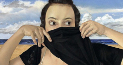 Anna Afanasjeva, "Pie jūras". 2021, a/e, 60 x 65 cm.